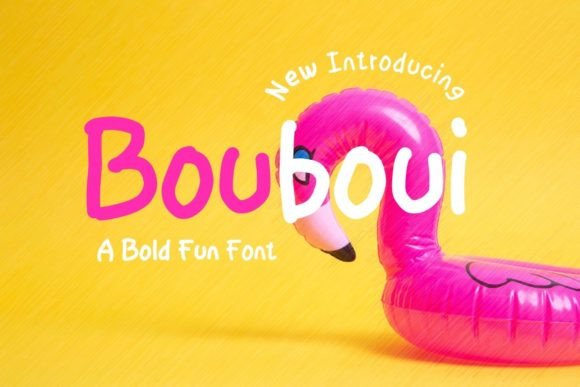 Bouboui: The Bold Display Font for Impactful Designs