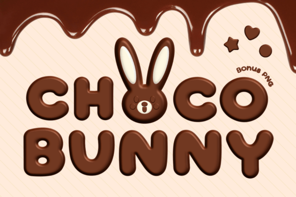 Choco Bunny: A Sweet Display Font for Creative Designs