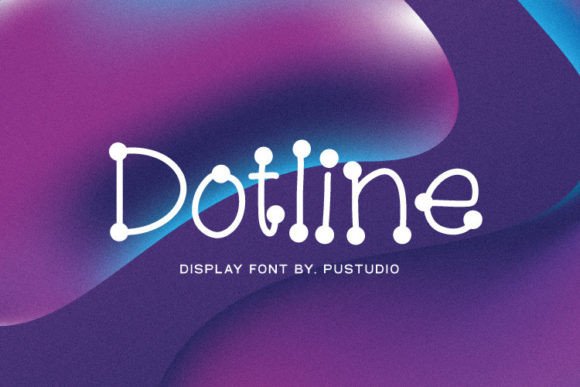 Dotline: The Authentic Dot Effect Font for Unique Designs