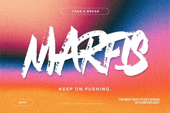 Elevate Your Brand Identity with the Marfis Hand Painted Typeface