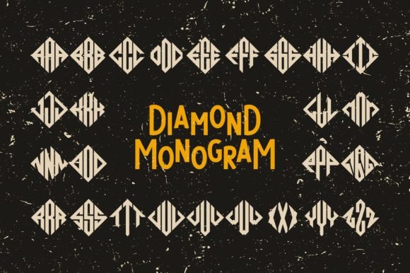 Elevating Your Brand with the Elegant Script of Diamond Monogram