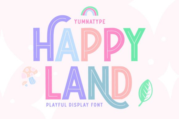 Happy Land: Bold Typography for Impactful Design