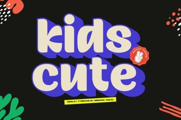 Kids Cute: A Playful Sans-Serif Font for Joyful Designs