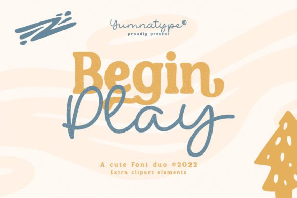 Mastering Visual Harmony with the Begin Play Duo Typeface