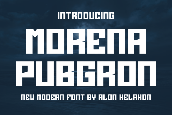 Morena Pubgron: A Bold Sans Serif for Modern Branding