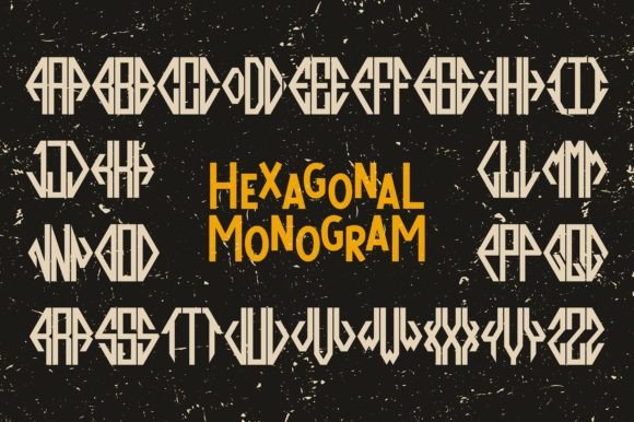 Strategic Brand Identity with Hexagonal Monogram