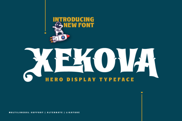 Unleashing Artistic Elegance: A Comprehensive Guide to the Xekova Typeface